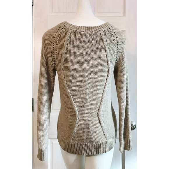 Moving sale GUC | Apt. 9 Small Beige Cardigan Sweater | Gorgeous Knit! - Picture 2 of 14